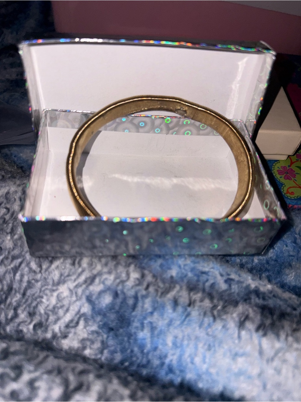 Gold Tone Women’s Bangle Bracelet - Elegant Everyday Accent